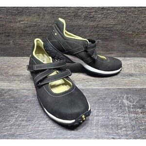 Timberland Gray And Yellow Leather Comfort Shoes, Women's Size 8.5M